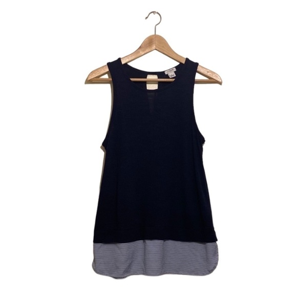 J. Crew Tops - J. Crew navy blouse. Size S